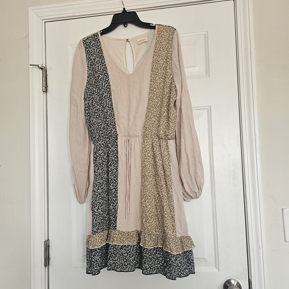 Anthropologie Dresses & Skirts - 143 Story Dress By Line Up  Size XL Women's Multi-Color Patchwork  Boho  {BX3}
